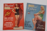 (2) 1940 Physical Culture Magazines