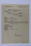 1941 Afrika Korps Luftwaffe Document