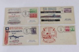 (4) 1940/42 USN Submarine Postal Covers