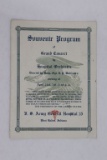 WWI US Army Hospital Souvenir Program