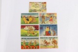 (7) WWII Soldier Cartoon Postcards