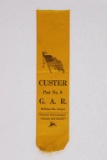 Custer Post #9, G.A.R. 1916 Ribbon