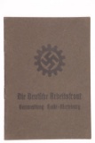 Nazi DAF Booklet (1936)