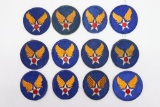 (12) WWII AAF Patches