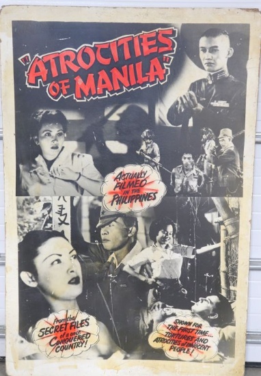 Movie Poster: "Atrocities of Manila" - See Shipping Info