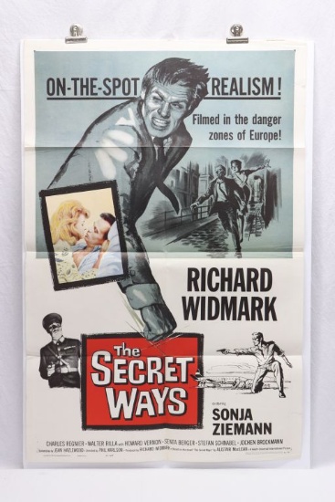 The Secret Ways 1961 1-Sheet Poster
