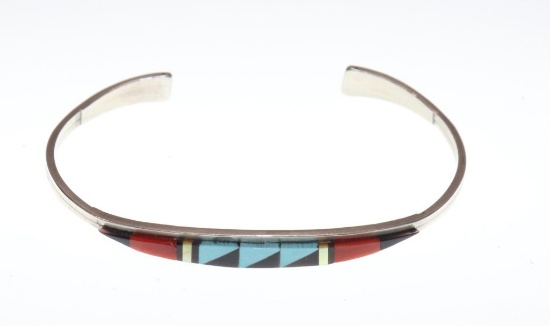 Silver/Turquoise Native American Bracelet