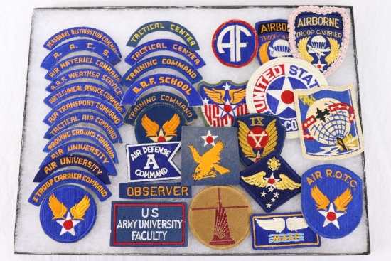 Lot (32) WWII/Post WWII AAF Patches