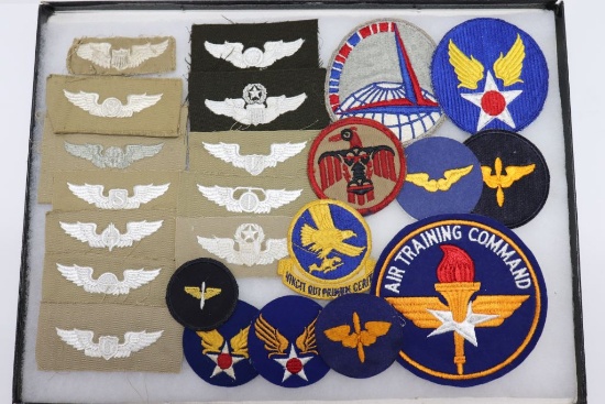 Lot (23) WWII/Post WWII AAF Patches