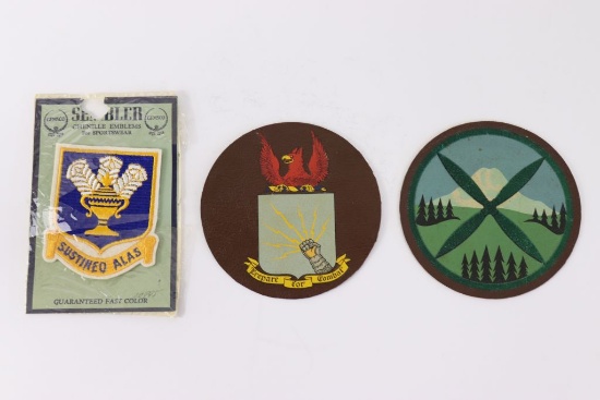 (3) AAF WWII Squadron/Jacket Patches