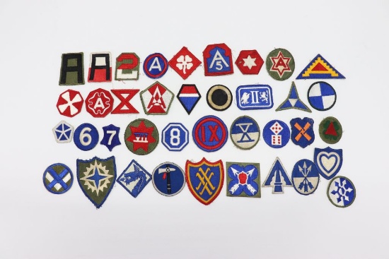 WWII U.S. Army and Corps Patches