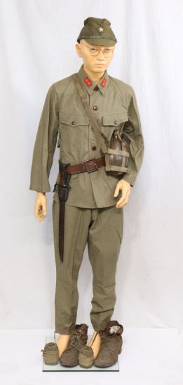 WWII Full-Size Japanese Soldier on Mannequin