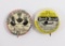 Lot (2) Antique Advertising Pinbacks