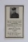 WWII Nazi SS Soldier Funeral Card