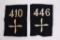 (2) WWI US Army Air Service Sqn. Patches