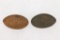 (2) 1933 World's Fair Elongated Cents