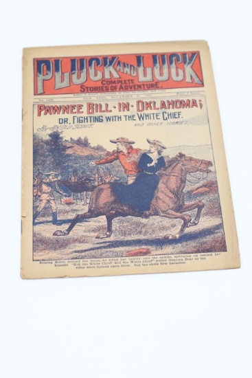 Pawnee Bill Nov. 30th 1921 Dime Novel