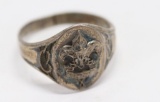 Antique BSA/Boy Scout Sterling Ring