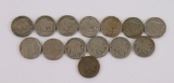 (14) U.S. Buffalo Nickels