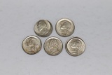 (5) Error Jefferson Nickels - Broadstruck