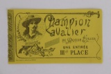 1890's S.F. Cody Wild West Show Ticket