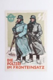 1942 Nazi SS Postcard/Excellent Graphics