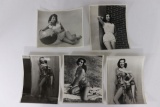 Group of (5) 1960's Pin-Up Photos