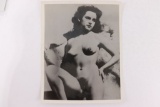 1950's Nude Model Pin-Up Photo