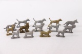 Antique 1962 Nabisco Plastic Dog Figures