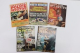 Group of (5) 1970's Detective Magazines