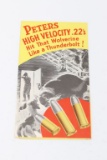 Antique Peters .22 Cartridges Brochure