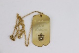 U.S. Army Dogtag Sweetheart Necklace