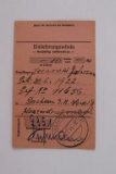 1944 Dachau Concentration Camp Receipt