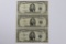 (3) Series 1953-A $5.00 Silver Certificates