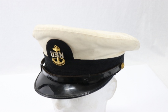 Vintage U.S. Navy Visor Hat - Named
