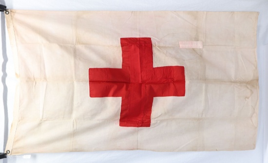 WWII Red Cross Station Flag