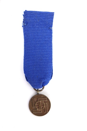 WWII German SS 8-year Service Miniature Medal