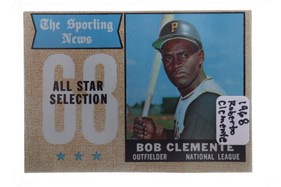 1968 The Sporting News Roberto Clemente All Star Card