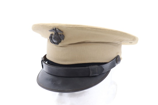 Vintage USMC Khaki Visor Hat