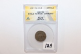 1867 Shield Nickel ANACS VG8