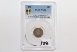 1851 Seated Liberty Dime PCGS AG03