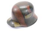 WWI German M16 Camo Combat Helmet