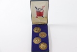 1776-1976 Bi-Centennial Four Coin Commem Set