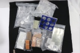 Lot of Coin Collecting Supplies