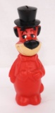 1960's Red Plastic Huckleberry Hound Bank