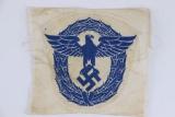 WWII German Fire Police Sports Eagle