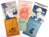 1930's/40's Cowboy Songbooks & Sheet Music