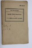 WWII Field Manual for M1903 U.S. Rifle .30cal