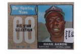 1968 The Sporting News Hank Aaron All Star Card