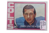 1972 Topps John Unitas Indianapolis Colts Card